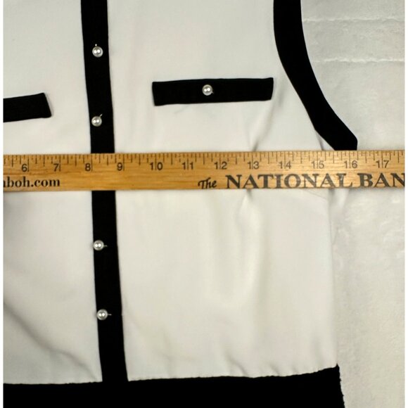 KARL LAGERFELD PARIS Colorblock Sheath Womens Dress Size 2 Feminine OldMoney - Picture 7 of 13